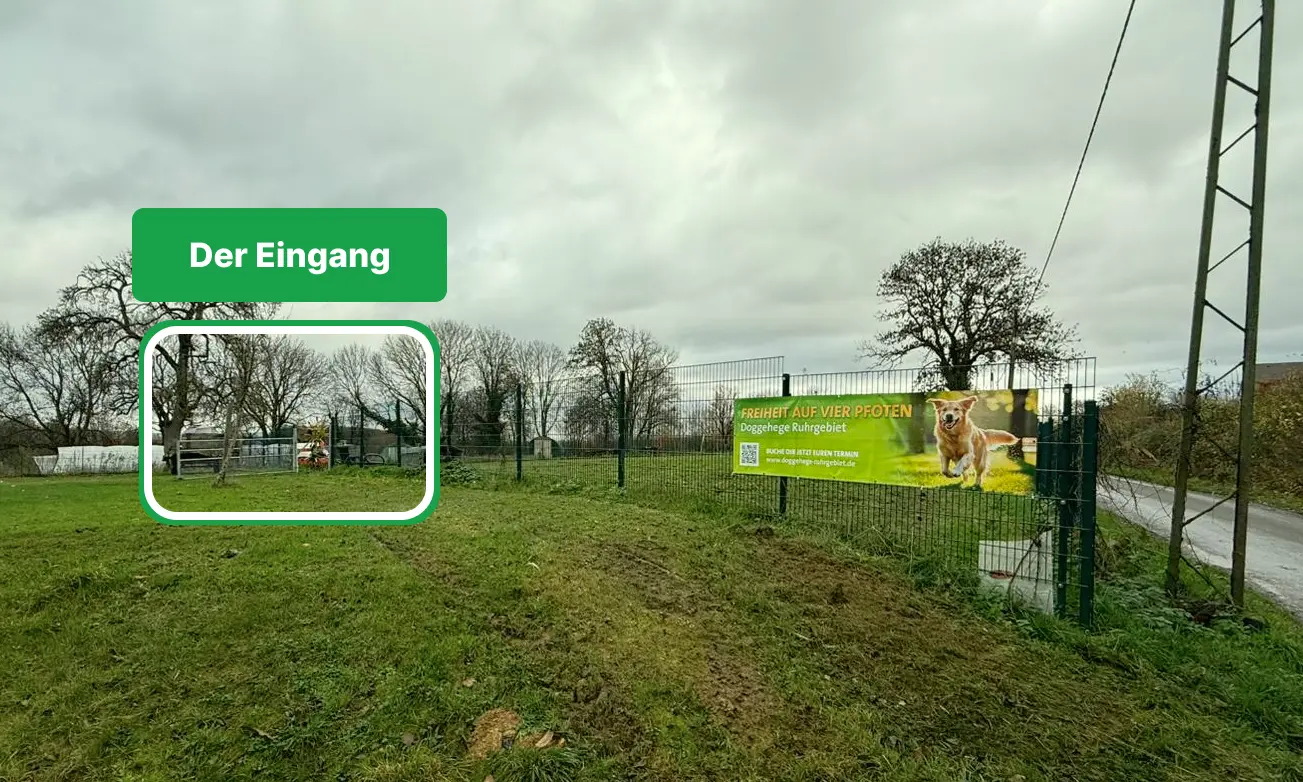Eingang zum Doggehege Fröndenberg